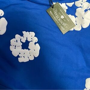 Blue and White Floral Fabric